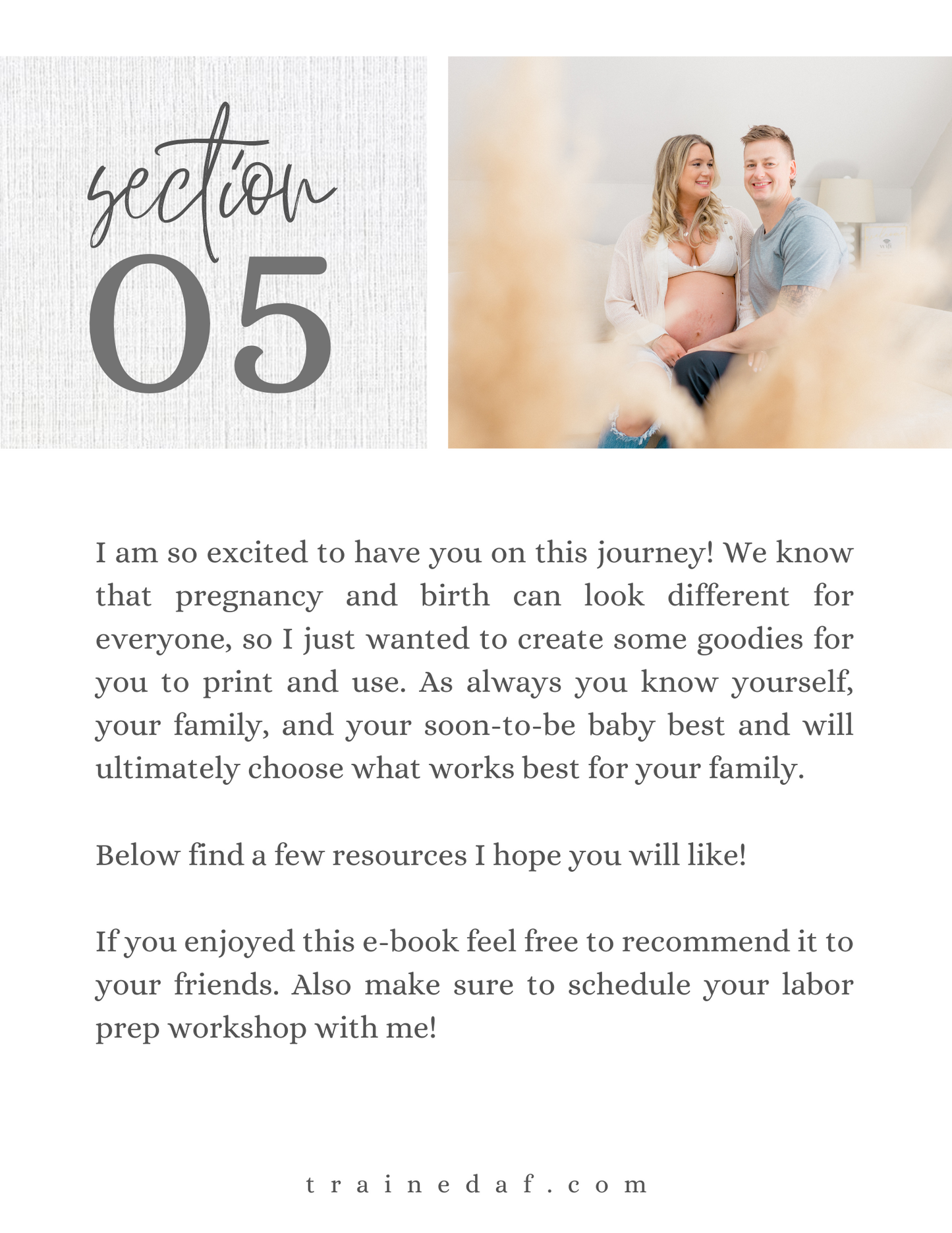 Anchored in Motion : 3rd Trimester Workout Program